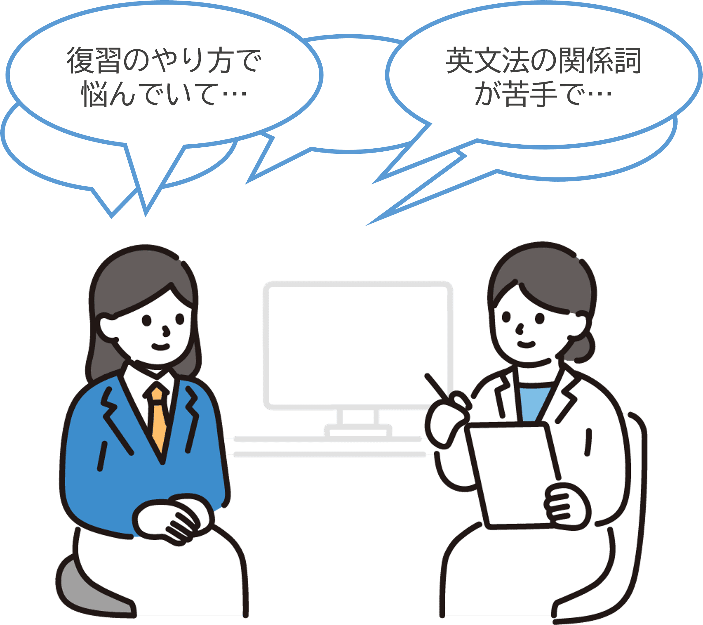 アドバイザーに相談・質問をしながら進められる