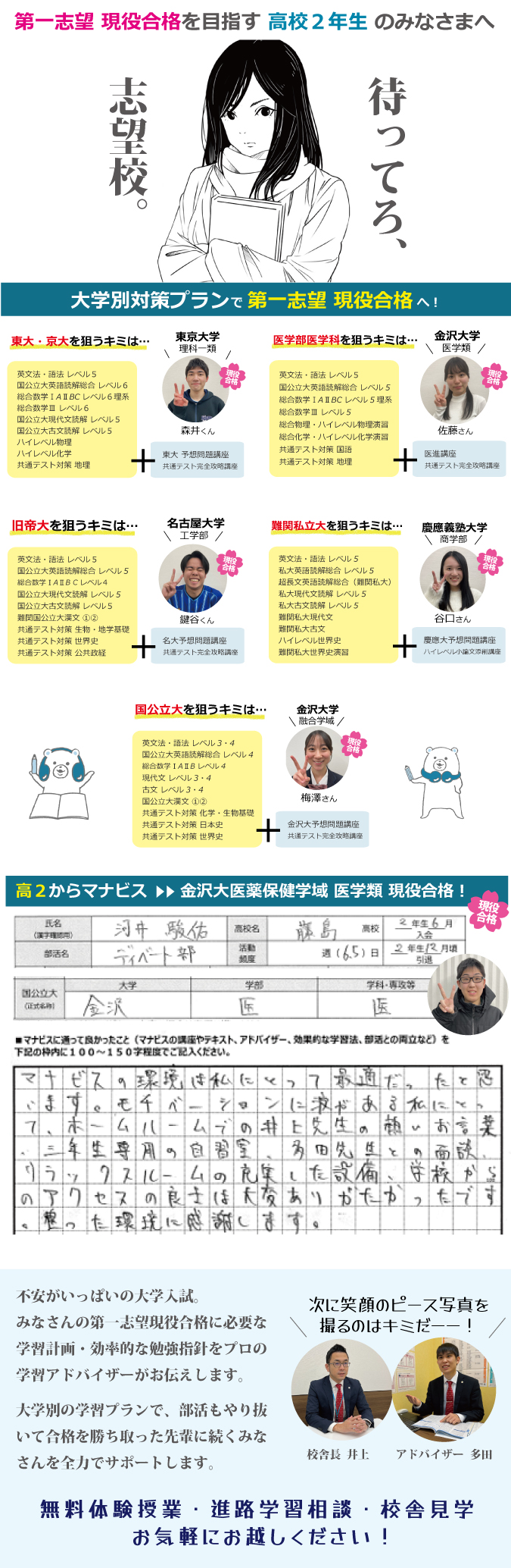 四ツ井校 河合塾マナビス-校舎案内｜現役合格をめざす高校生の大学受験